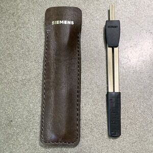 Siemens Germany Vintage‎ Drafting Compass Divider w/ Leather Case Precision Tool
